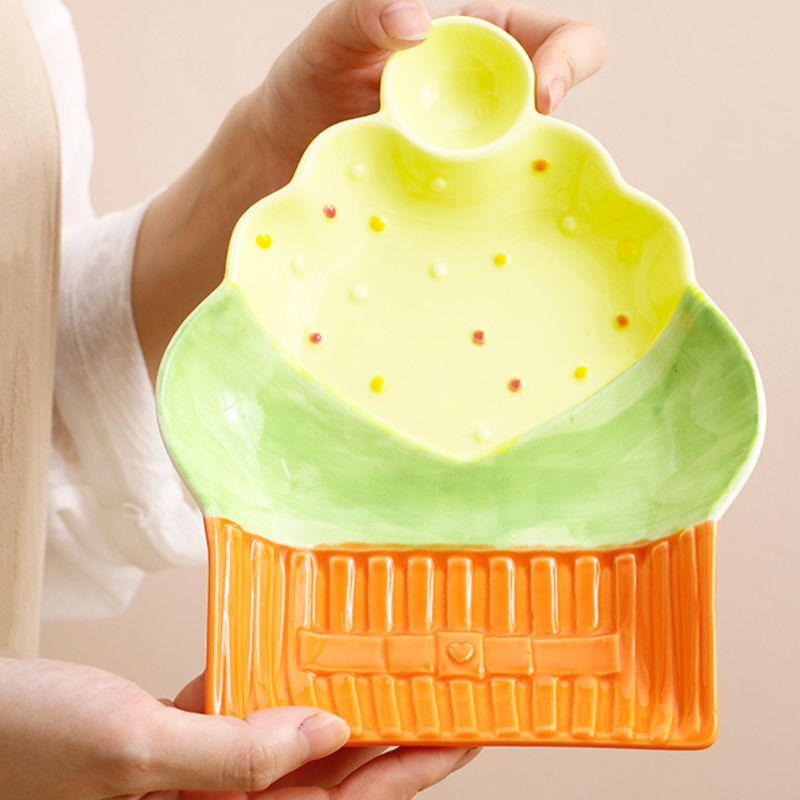 Cupcake Plate - Serving plate, small plate, snacks plates | Plates for dining table & home decor