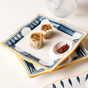 Nitori Dumpling Plate - Serving plate, snack plate, momo plate, plate with compartment | Plates for dining table & home decor