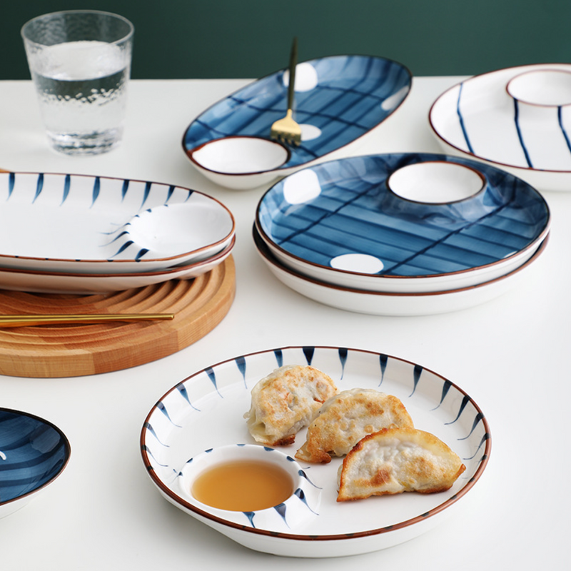 Sectioned Plate Nitori - Serving plate, snack plate, momo plate, plate with compartment | Plates for dining table & home decor