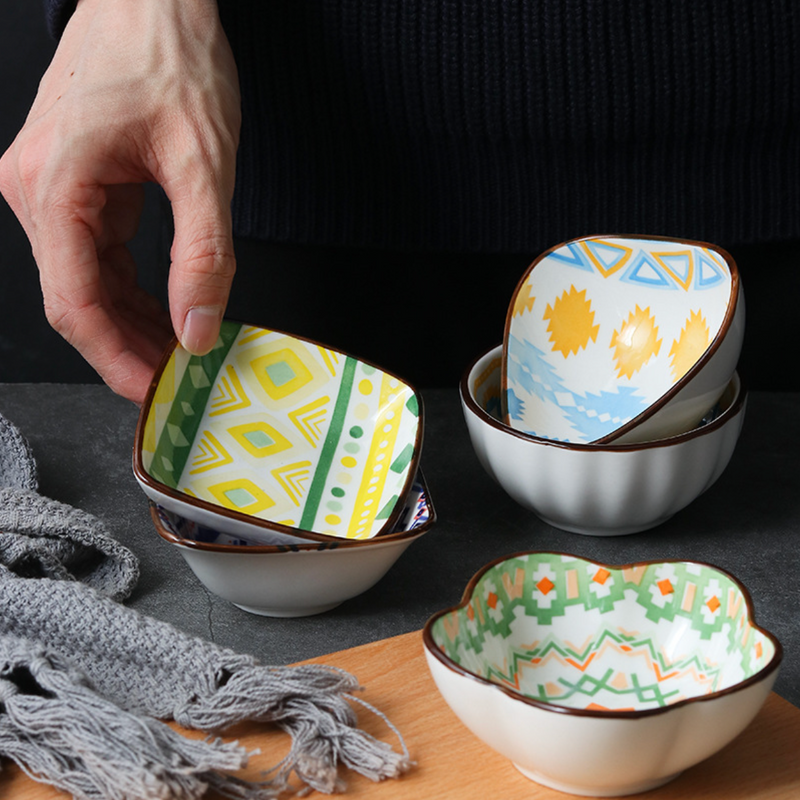 Quirky Printed Ramekin - Bowl,ceramic bowl, snack bowls, curry bowl, popcorn bowls | Bowls for dining table & home decor