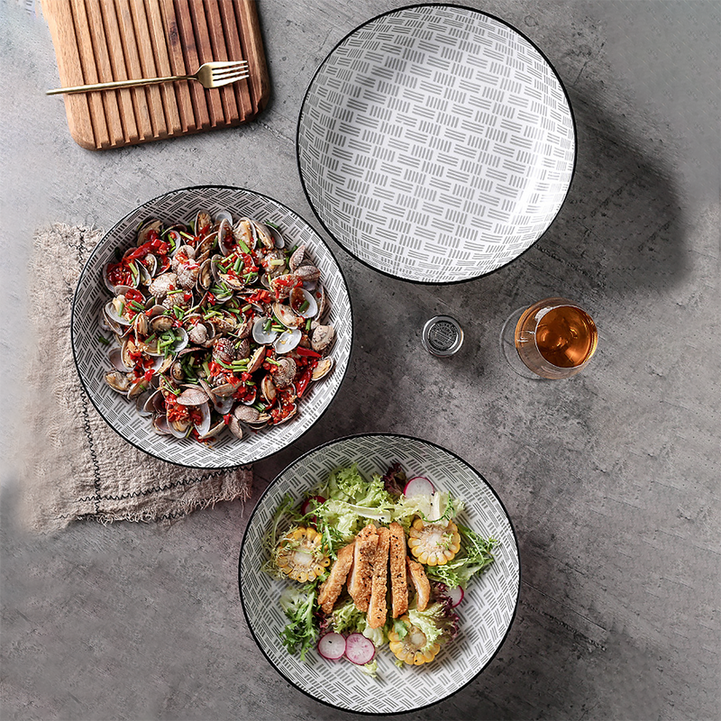 Large Buddha Bowl - Bowl, ceramic bowl, serving bowls, noodle bowl, salad bowls, bowl for snacks, large serving bowl | Bowls for dining table & home decor