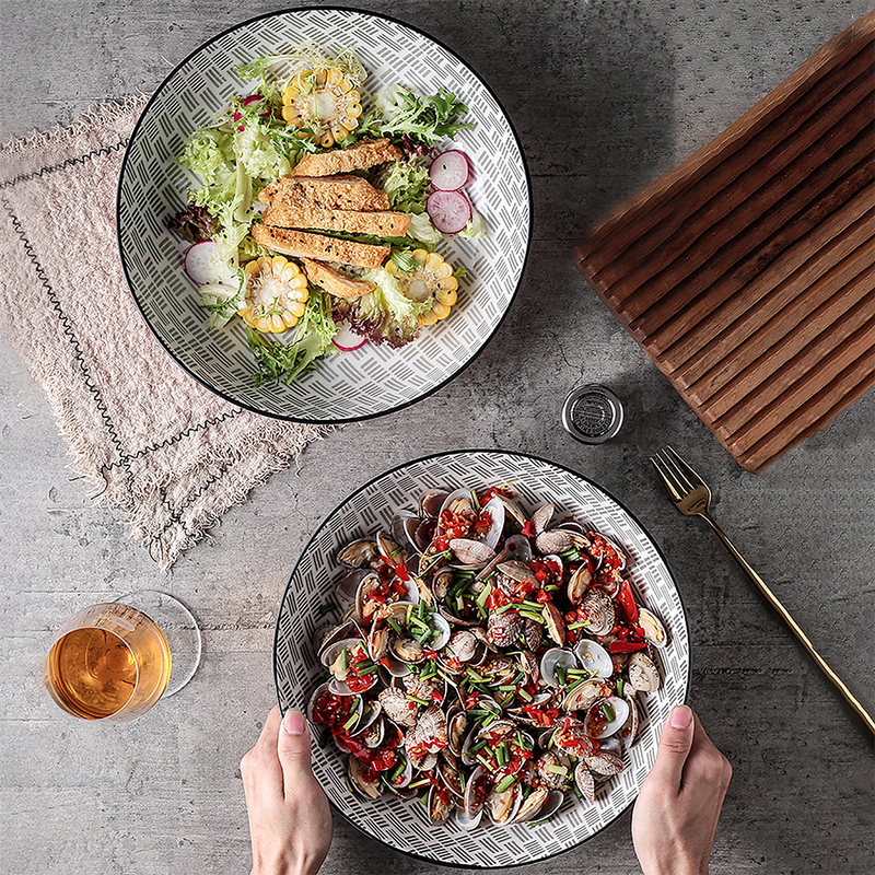 Large Buddha Bowl - Bowl, ceramic bowl, serving bowls, noodle bowl, salad bowls, bowl for snacks, large serving bowl | Bowls for dining table & home decor