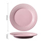 Royal Pasta Plate Pink 9 Inch - Serving plate, pasta plate, lunch plate, deep plate | Plates for dining table & home decor