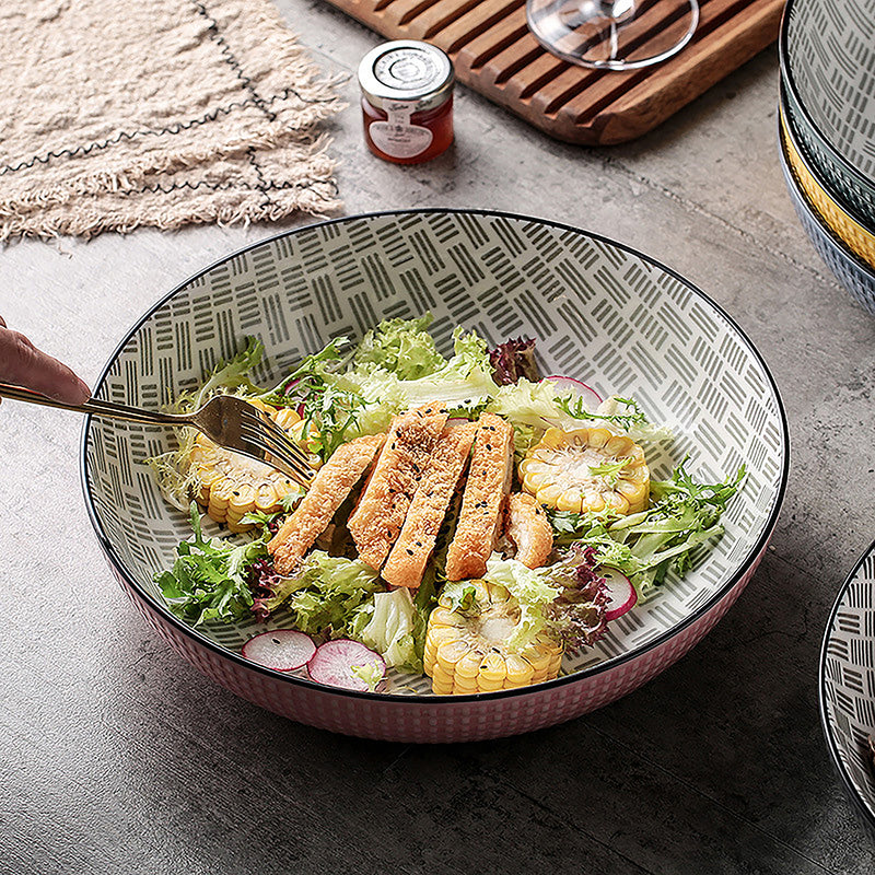 Large Buddha Bowl - Bowl, ceramic bowl, serving bowls, noodle bowl, salad bowls, bowl for snacks, large serving bowl | Bowls for dining table & home decor