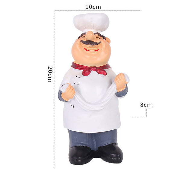 Stubby Chef With Napkin - Showpiece | Home decor item | Room decoration item