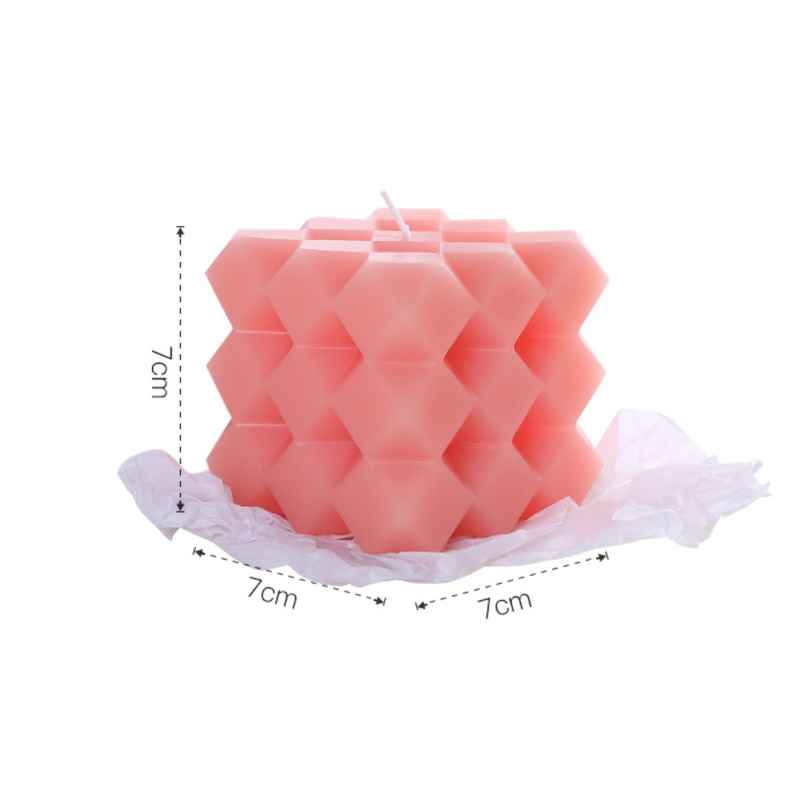 Geometric Wax Candle - Candle | Living room decor ideas