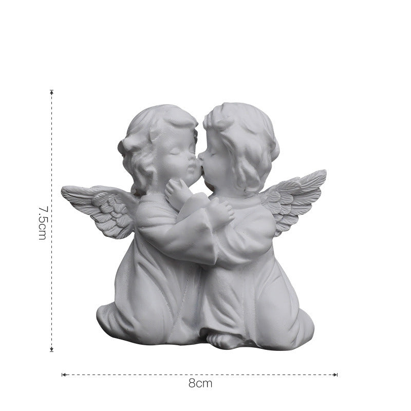 Twin Angel Decor Piece - Showpiece | Home decor item | Room decoration item