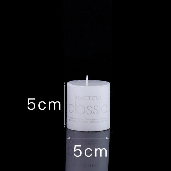 White Scented Candle