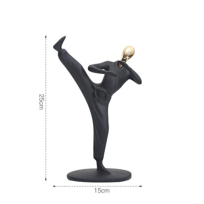 Sportsman Decor Piece Martial Arts - Showpiece | Home decor item | Room decoration item