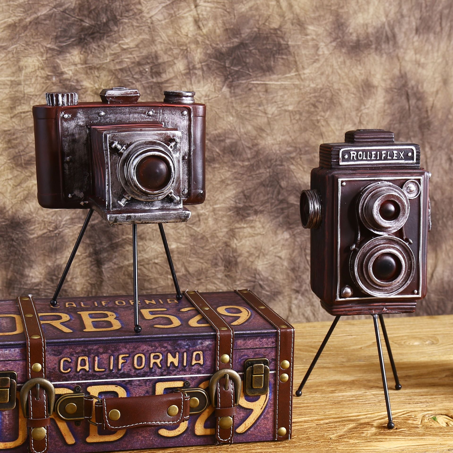 Tabletop Camera Decor - Resin - Iron - Vintage Collection - ApolloBox