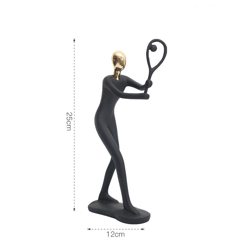 Sportsman Decor Piece Tennis - Showpiece | Home decor item | Room decoration item