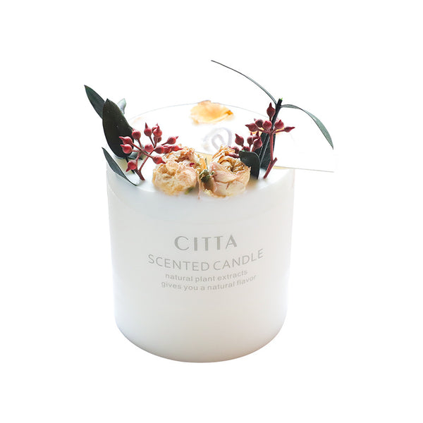 White Scented Candle