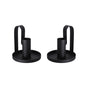 Short Black Candle Holders Set Of 2 - Candle holder set | Home decor items