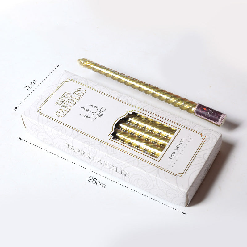 Spiral Taper Candle Set of 4 - Candle | Home decor