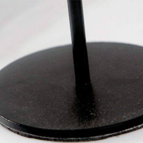 Glossy Black Candle Stand Large - Candle stand | Home decor