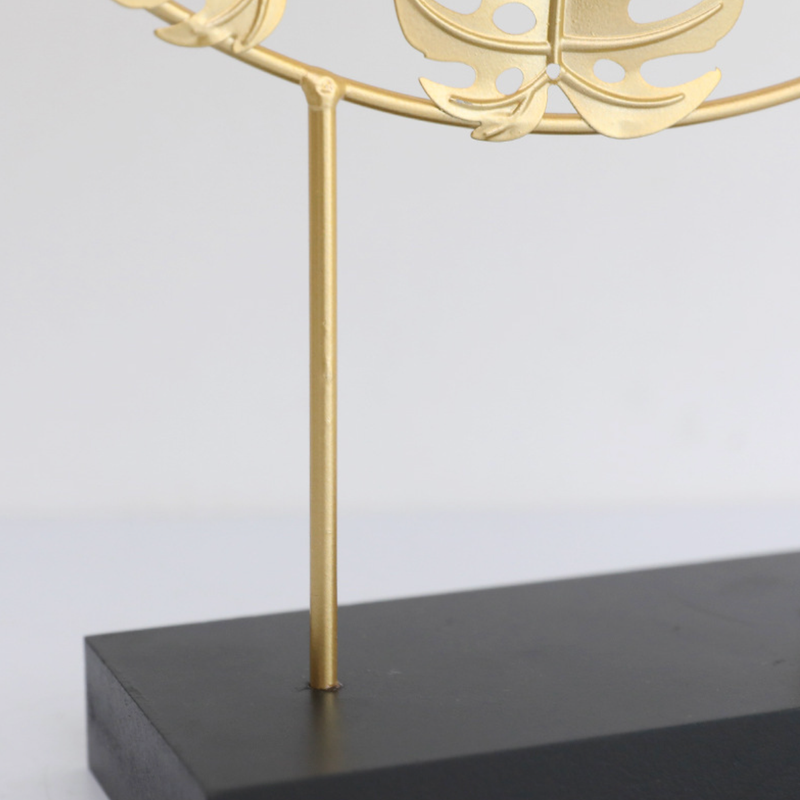 Golden Leaf Showpiece - Showpiece | Home decor item | Room decoration item