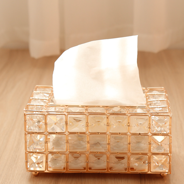 Crystal Tissue Box - Tissue box and tissue paper holder | Home decor items
