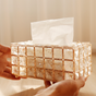 Crystal Tissue Box - Tissue box and tissue paper holder | Home decor items