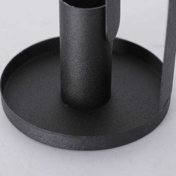 Short Black Candle Holders Set Of 2