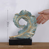 Folded Feather Showpiece - Showpiece | Home decor item | Room decoration item