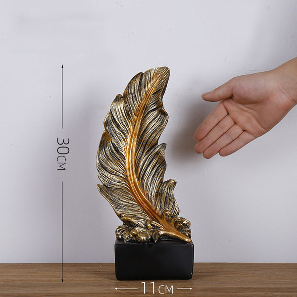 Feather Showpiece - Showpiece | Home decor item | Room decoration item