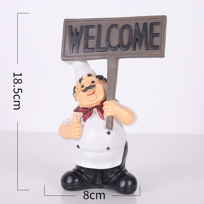 Welcome Chef Decor - Showpiece | Home decor item | Room decoration item