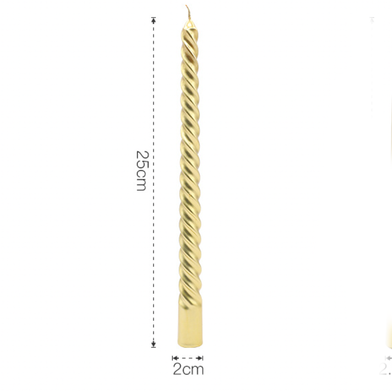 Spiral Taper Candle Set of 4 - Candle | Home decor