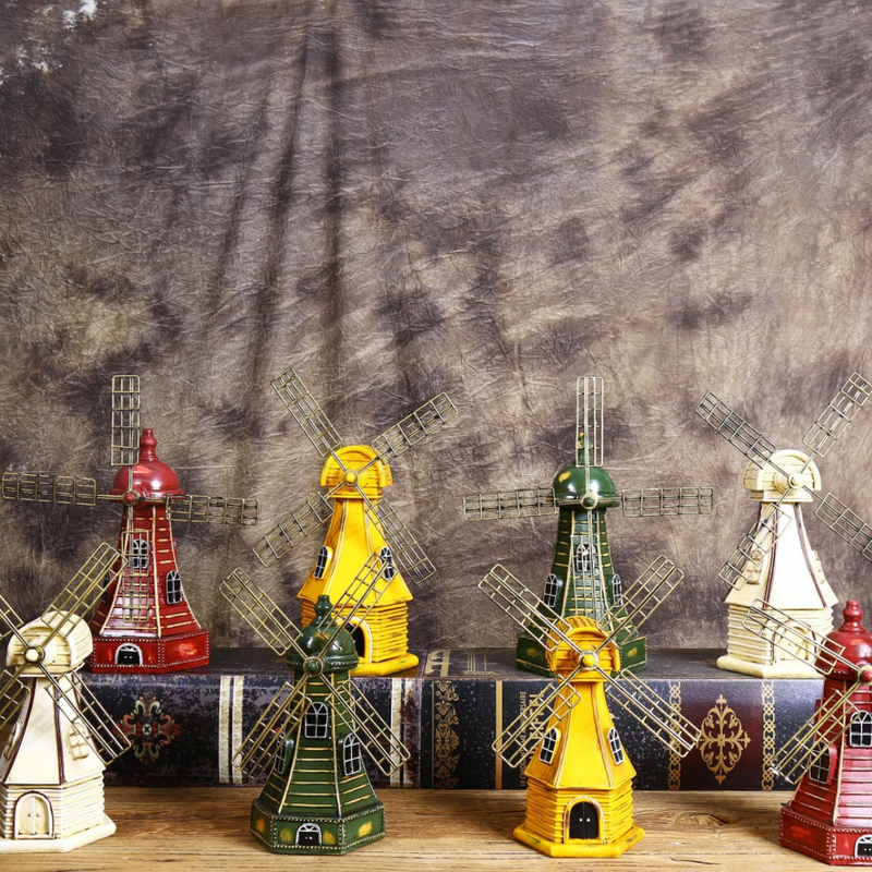 Vintage Windmill Decor - Showpiece | Home decor item | Room decoration item