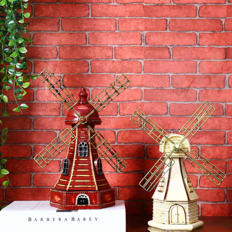 Vintage Windmill Decor - Showpiece | Home decor item | Room decoration item