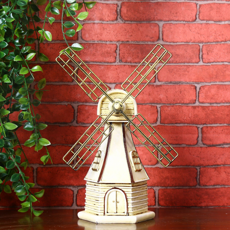 Vintage Windmill Decor - Showpiece | Home decor item | Room decoration item