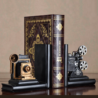 Retro Book Stand - Book ends | Desk organization | Home decor items