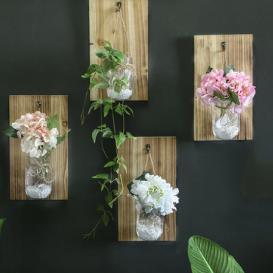 Hanging Vase - Flower vase for home decor, office and gifting | Home decoration items