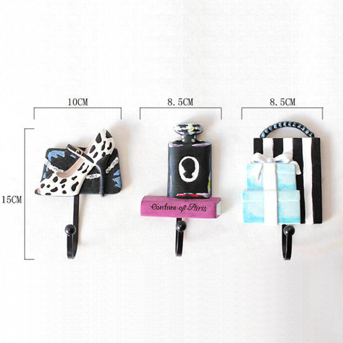 Paris Hanging Hook Set of 3 - Wall hook/wall hanger for wall decoration & wall design | Home & room decoration ideas