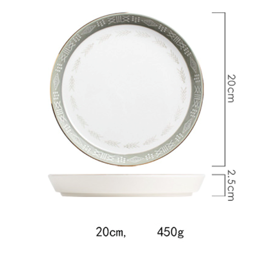Azo Appetizer Plate - Serving plate, snack plate, dessert plate | Plates for dining & home decor
