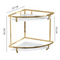 Two Tier Corner Storage Rack