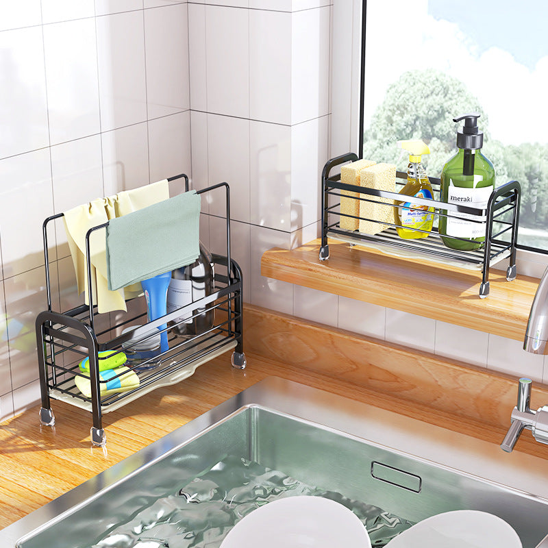 Metal Storage Rack For Sink - Kitchen Organiser
