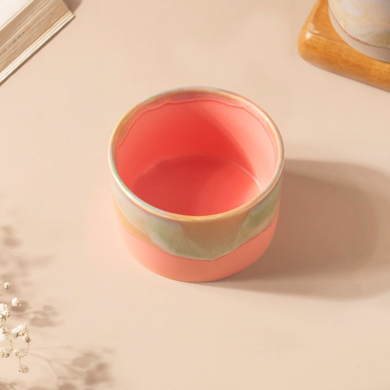 Opulent Ombre Pink Bowl 150 ml - Bowl, ceramic bowl, dip bowls, chutney bowl, dip bowls ceramic | Bowls for dining table & home decor 
