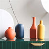 Short Vase Yellow - Flower vase for home decor, office and gifting | Home decoration items
