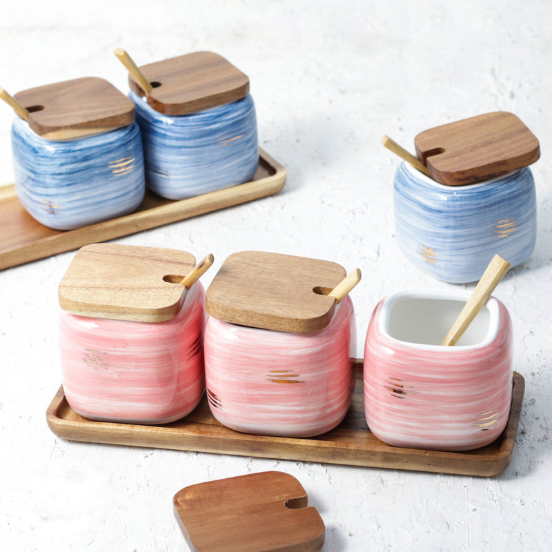 Pink Spice Jar Set - Jar