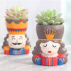 Crown Head Planters - Indoor planters and flower pots | Home decor items