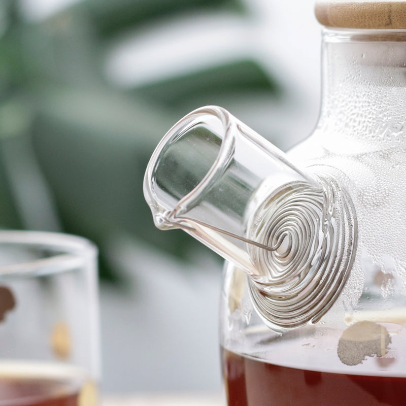 Glass Teapot - Teapot, glass pot, glass tea kettle | Teapot for Dining table & Home decor