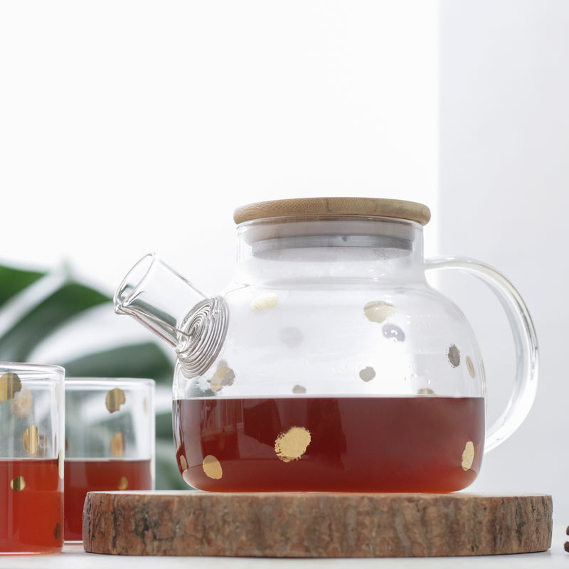 Glass Teapot - Teapot, glass pot, glass tea kettle | Teapot for Dining table & Home decor