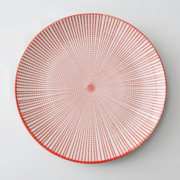 Snack Plate Red - Serving plate, snack plate, dessert plate | Plates for dining & home decor