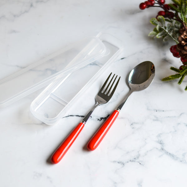 travel cutlery set for one