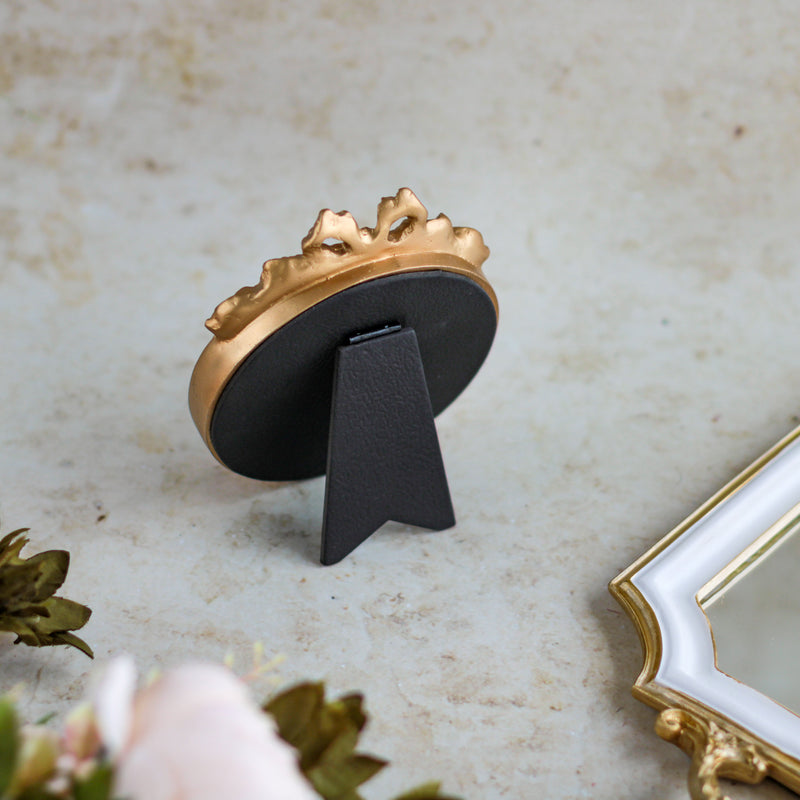 Round Gold Mirror - Dressing table mirror and makeup vanity mirror online | Room decor items