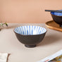 Caspian Cobalt Blue White Soup Bowl 200ml - Bowl, soup bowl, ceramic bowl, snack bowls, curry bowl, popcorn bowls | Bowls for dining table & home decor