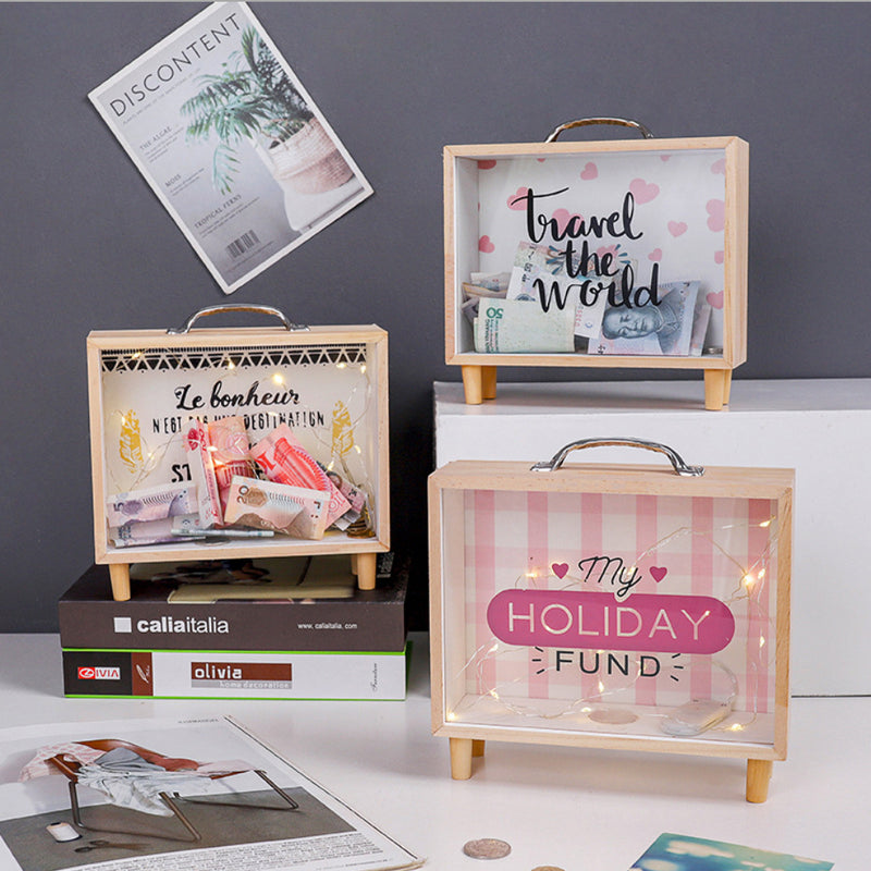 Savings Box - Piggy bank for adults and money box | Home and room decor items