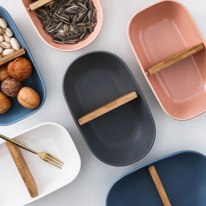 Rectangular Bowl - Bowls, serving bowls, snack serving bowls, section bowls, fancy serving bowls, small serving bowls | Bowls for dining table & home decor