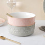 Azo Serving Bowl Pink - Bowl, ceramic bowl, serving bowls, noodle bowl, salad bowls, snack bowls | Bowls for dining table & home decor