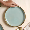 VERA Green Side Plate - Serving plate, snack plate, dessert plate | Plates for dining & home decor